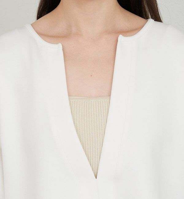  「【インフルエンサー＠tsuru00コラボ】スキッパーポンチプルオーバー」|ニット・セーター|