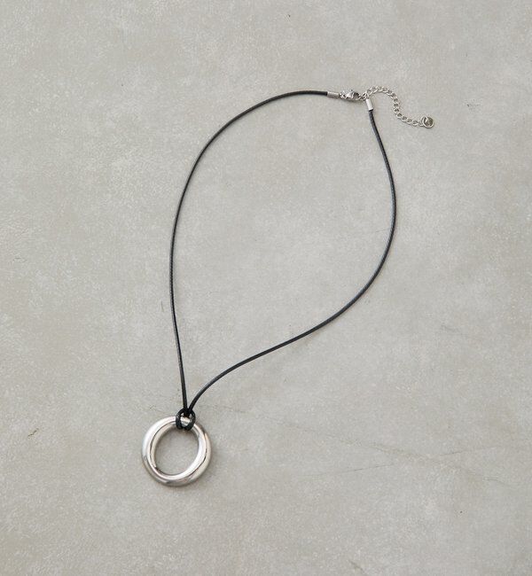  「モチーフレザーネックレス」|ネックレス|