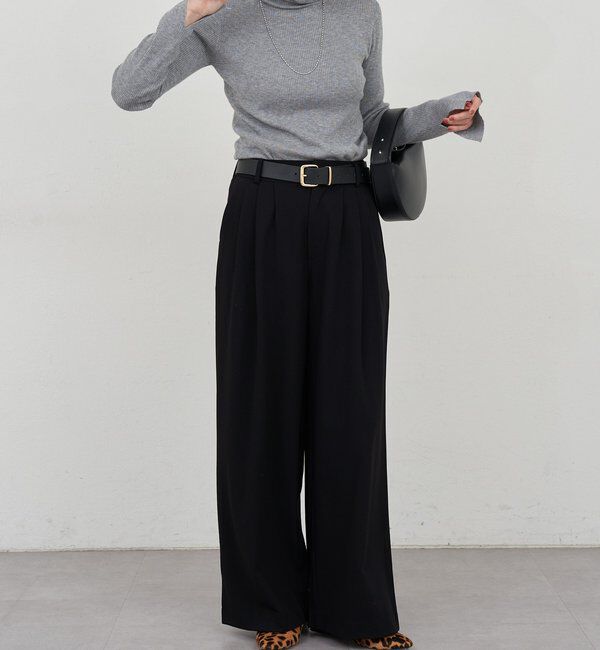  「ハイネックリブニット」|ニット・セーター|