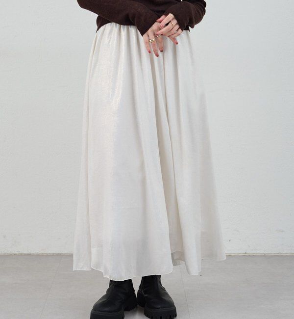 「シャイニースカート」|スカート|ホワイト
