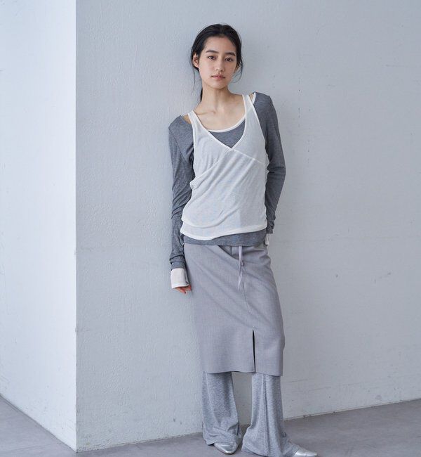  「ビスチェレイヤードカットソー」|Tシャツ・カットソー|