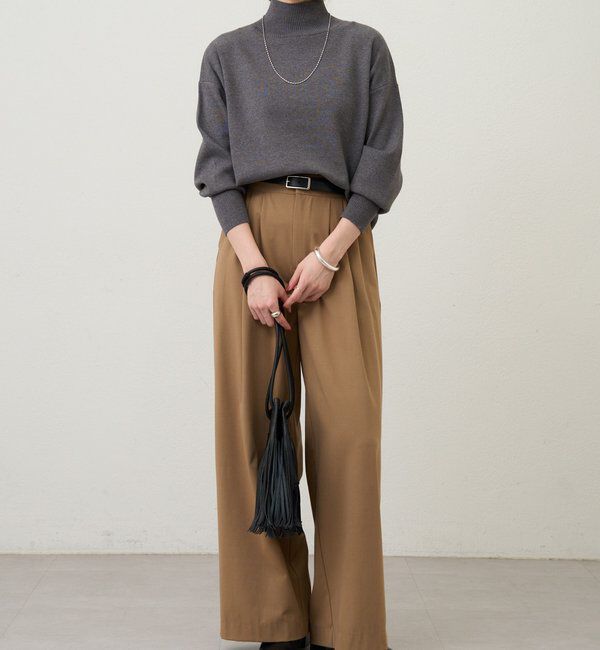  「総針ハイネックニット」|パーカー|