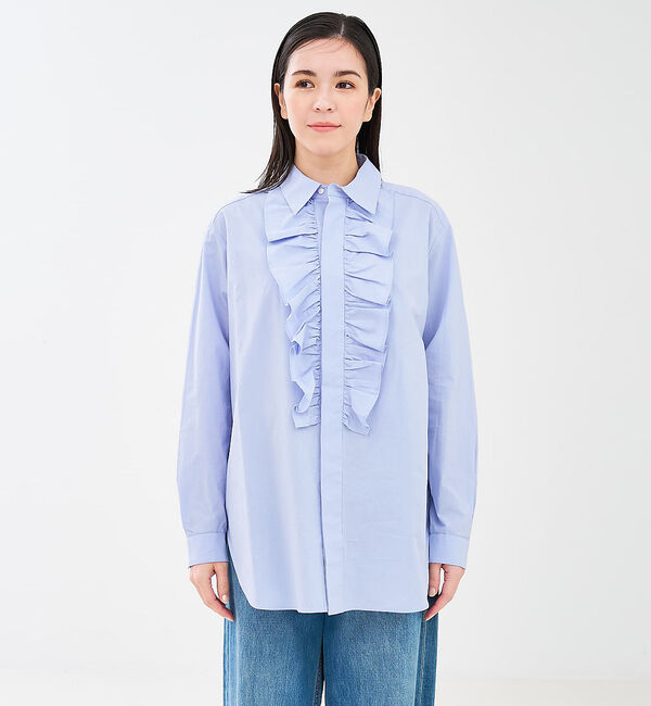 collex「フロントフリルシャツ」|シャツ・ブラウス|