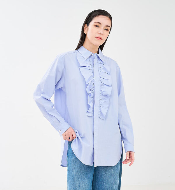 collex「フロントフリルシャツ」|シャツ・ブラウス|