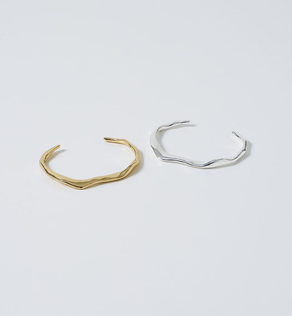 collex「【dignif】【金属アレルギー対応】ユラギウェーブバングル」|ブレスレット・バングル|