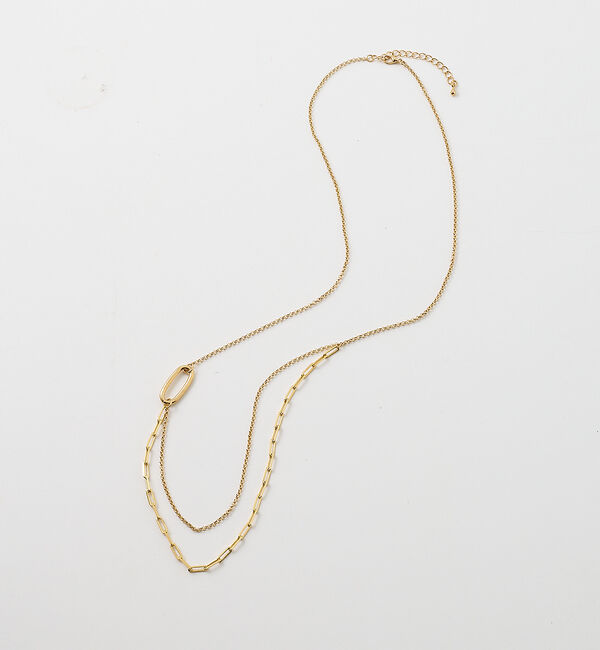 collex「【dignif】【金属アレルギー対応】ミックスチェーンポイントネックレス」|ネックレス|