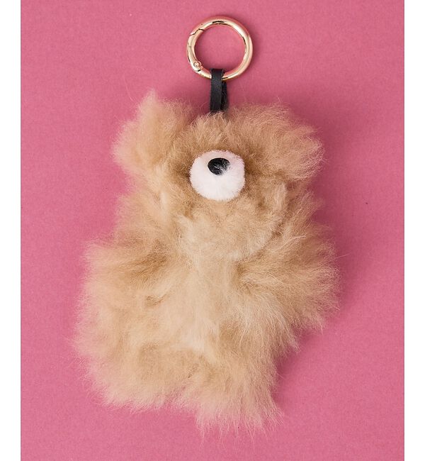 collex「【WEB限定】【COSY/コージー】ベアー バッグチャーム キーリング」|チャーム・キーホルダー|ベージュ