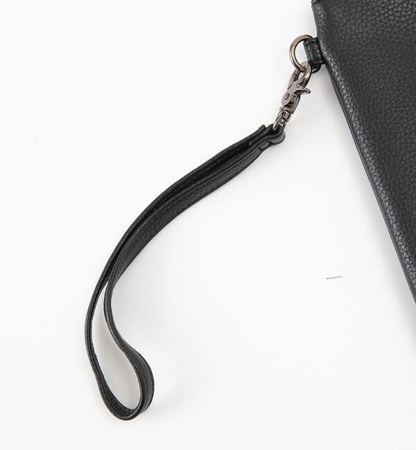 ABAHOUSE「【WEB別注】シボレザー 横型トートバッグ / クラッチバッグ付き / A4サイ」|トートバッグ|