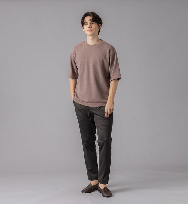 ABAHOUSE「【360&deg;ストレッチ】イージー テーパード スラックス」|その他|