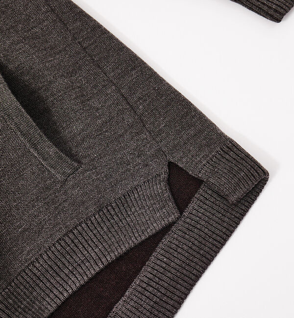 ABAHOUSE「【ウールブレンド】スマートシルエット ドライバーズニット / ブルゾン」|ニット・セーター|