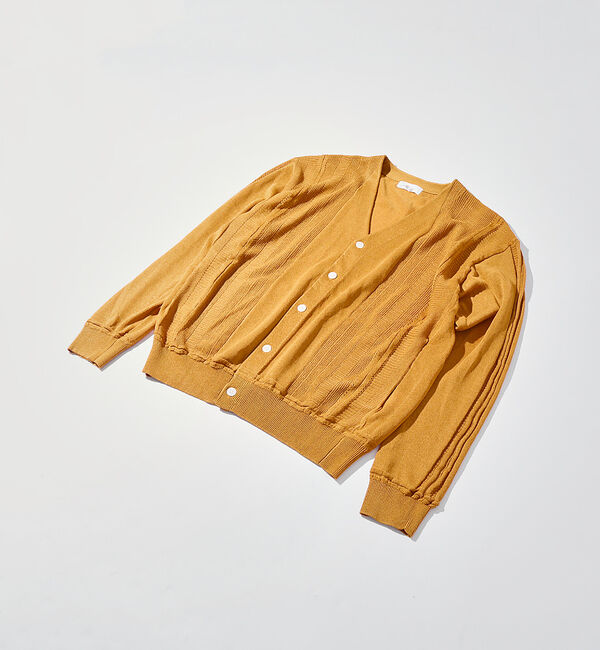 ABAHOUSE「ハイツイスト ニット シアーカーディガン / サマーニット」|カーディガン|ヤマブキ