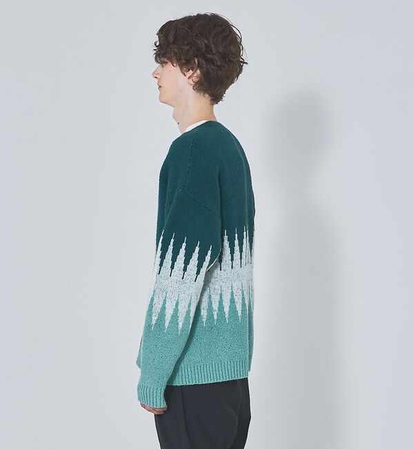 ABAHOUSE「【ネイティブ柄】オーガニックコットン カーディガン」|カーディガン|