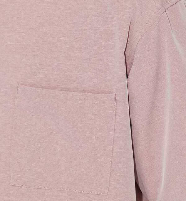 ABAHOUSE「【変形襟】トロミシャンブレー カラーレス 半袖シャツ / バンドカラー」|シャツ・ブラウス|