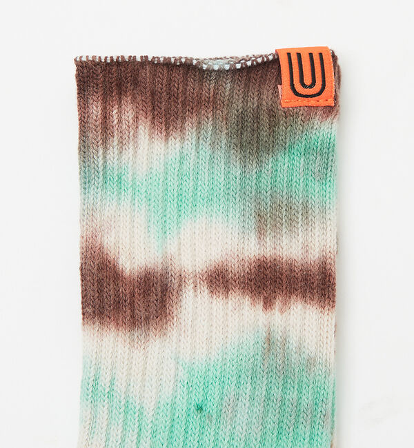 ABAHOUSE「【UNIVERSALOVERALL / ユニバーサルオーバーオール】タイダイソッ」|ソックス|