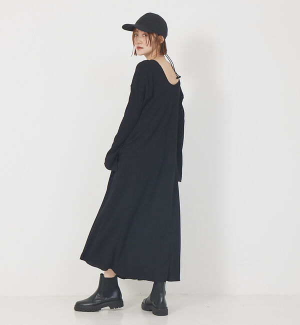 Rouge vif「ワッフルフレアワンピース」|ワンピース|