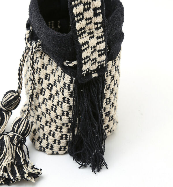 Rouge vif「【Swaraj】ジャガードバケツ型バッグ」|ハンドバッグ|