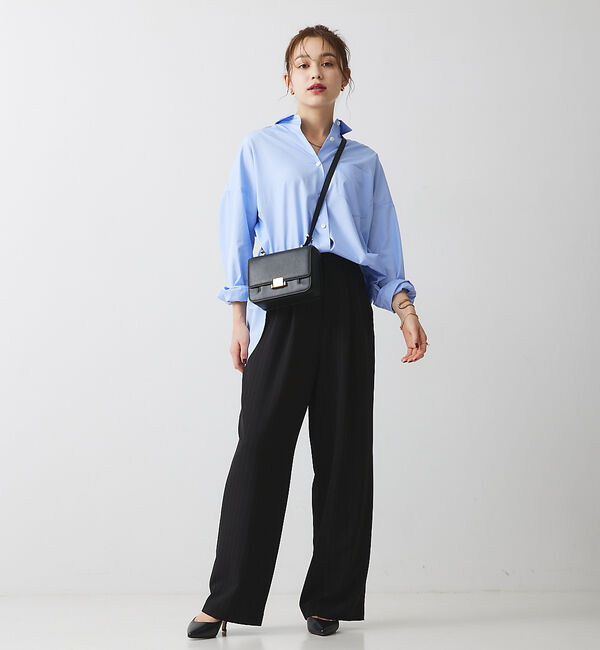 Rouge vif「ストレッチツイル  ワイドパンツ」|その他|