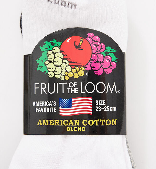 Rouge vif「【FRUIT OF THE LOOM】ソックス/靴下 3Pセット / 無地 /」|ソックス|