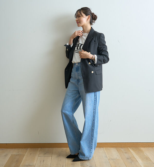 Rouge vif「テーラードダブルジャケット」|テーラードジャケット|