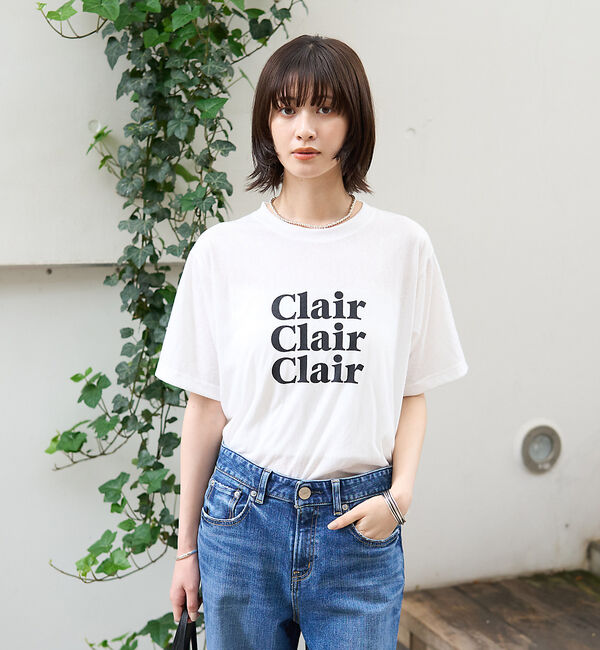 Rouge vif「シアーロゴTシャツ」|Tシャツ・カットソー|