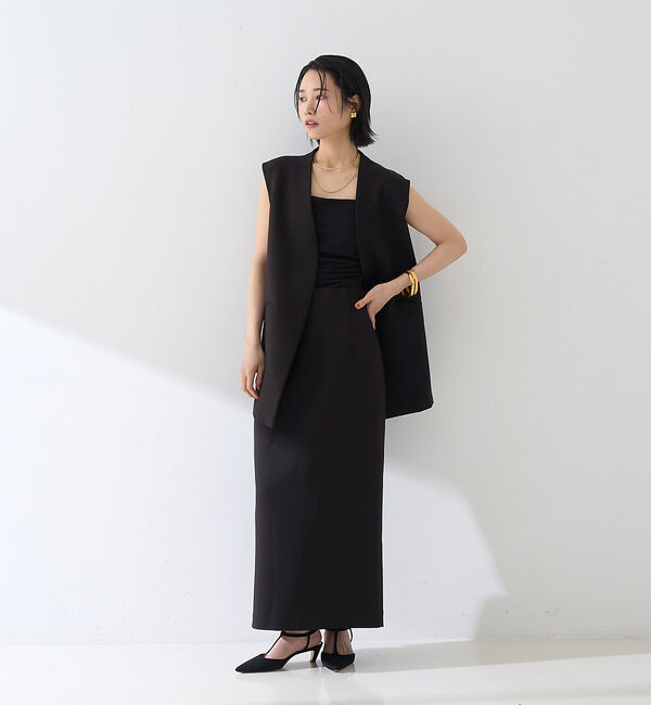 Rouge vif「【セットアップ対応】ストレッチダブルクロスジレ」|ダウンベスト・ベスト|