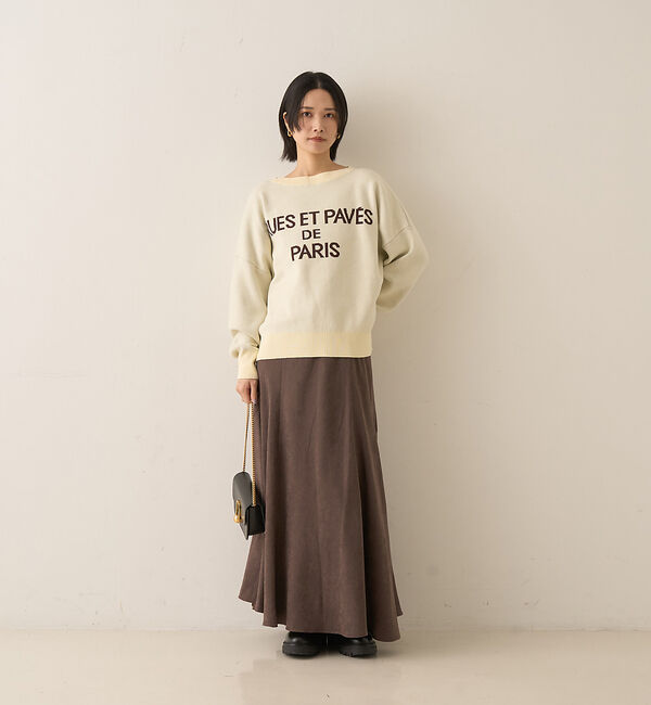 Rouge vif「【定番人気】【2025AW】切替マキシスカート」|スカート|