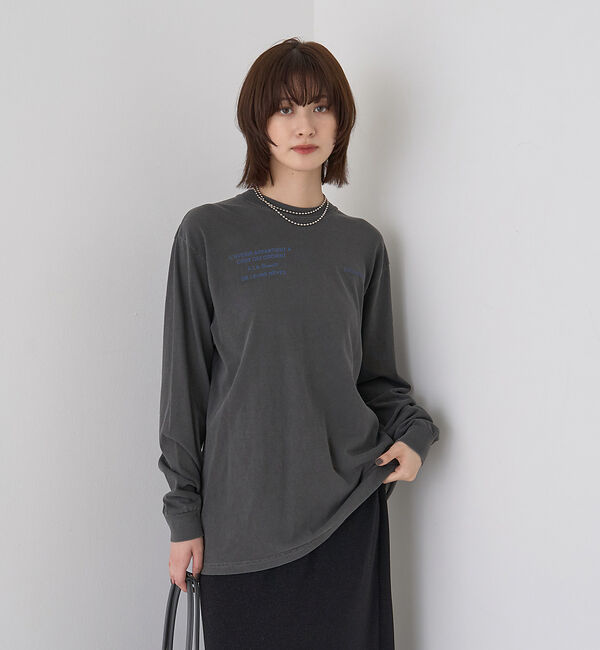 Rouge vif「ガーメントダイロゴロンTシャツ」|Tシャツ・カットソー|