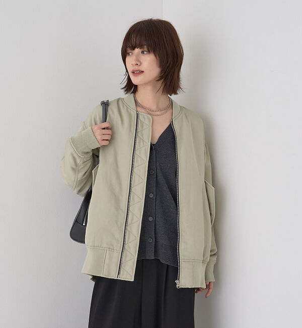 Rouge vif「【高機能中綿使用】ミリタリーブルゾン」|ブルゾン・スタジャン|