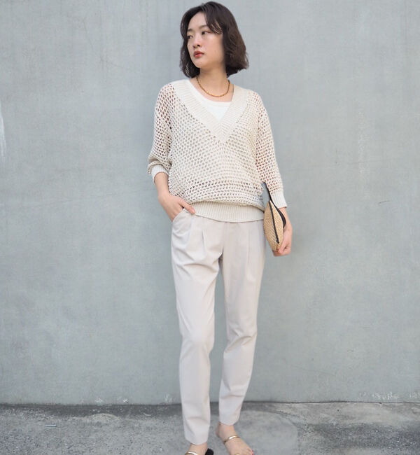 qualite「【25SS】2WAYストレッチタックパンツ」|その他|