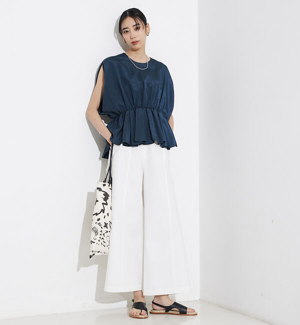 qualite「ボリュームギャザータックTOP」|シャツ・ブラウス|