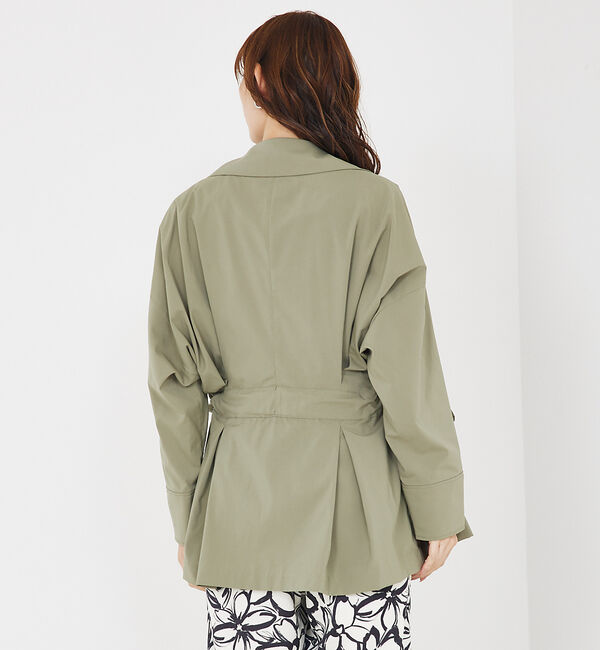 qualite「【撥水&times;軽やか】ボックスタックダブルジャケット」|その他|