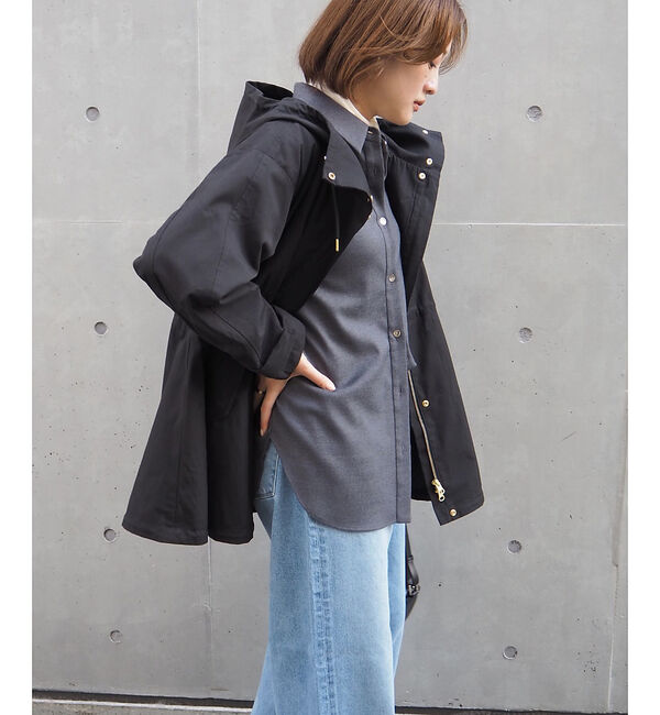 qualite「【春の定番アイテム！】ダブルドロストマウンテンパーカ」|パーカー|