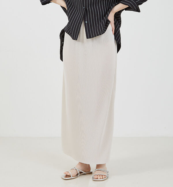 abahouse mavie「クリスタルプリーツナロースカート」|スカート|