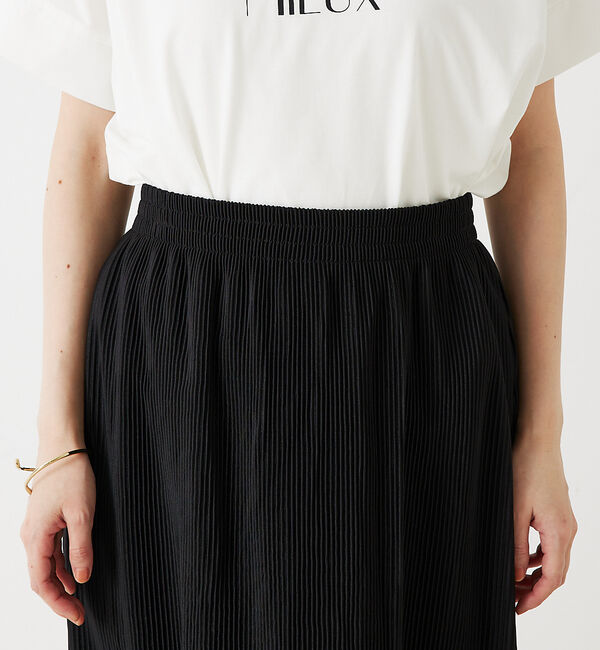 abahouse mavie「クリスタルプリーツナロースカート」|スカート|