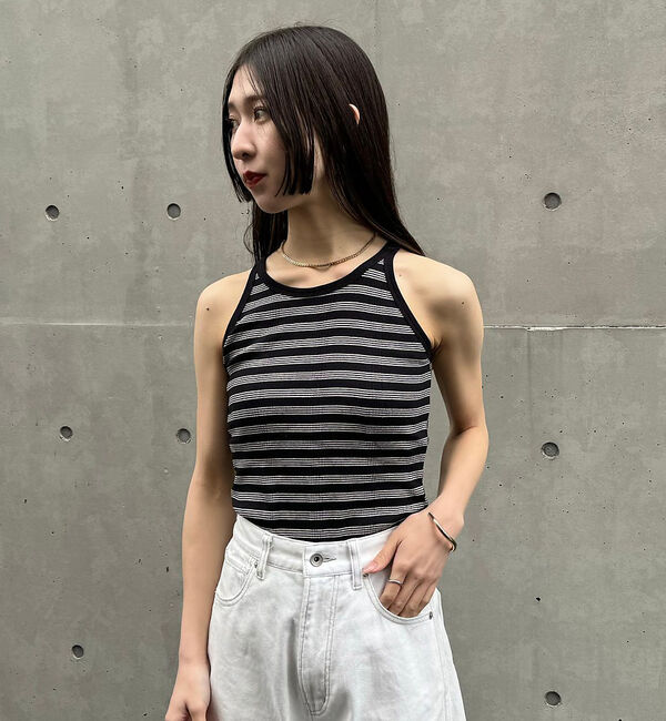 NOMINE「【Miller】CUP INアメスリタンクトップ」|キャミソール|ブラック