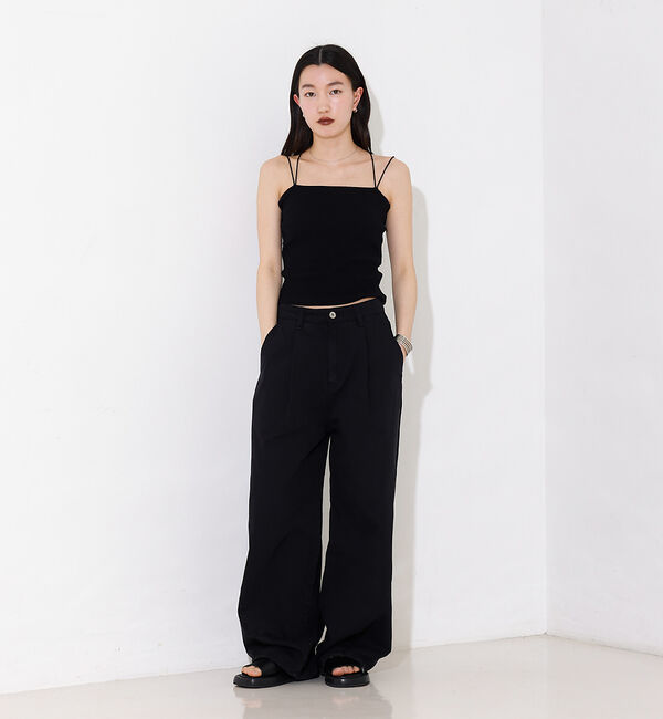 NOMINE「2WAY カップイン テレコ キャミソール」|キャミソール|