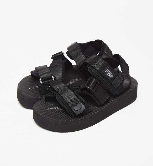 A_「【SUICOKE/スイコック】KISEE-PO」|サンダル|ブラック