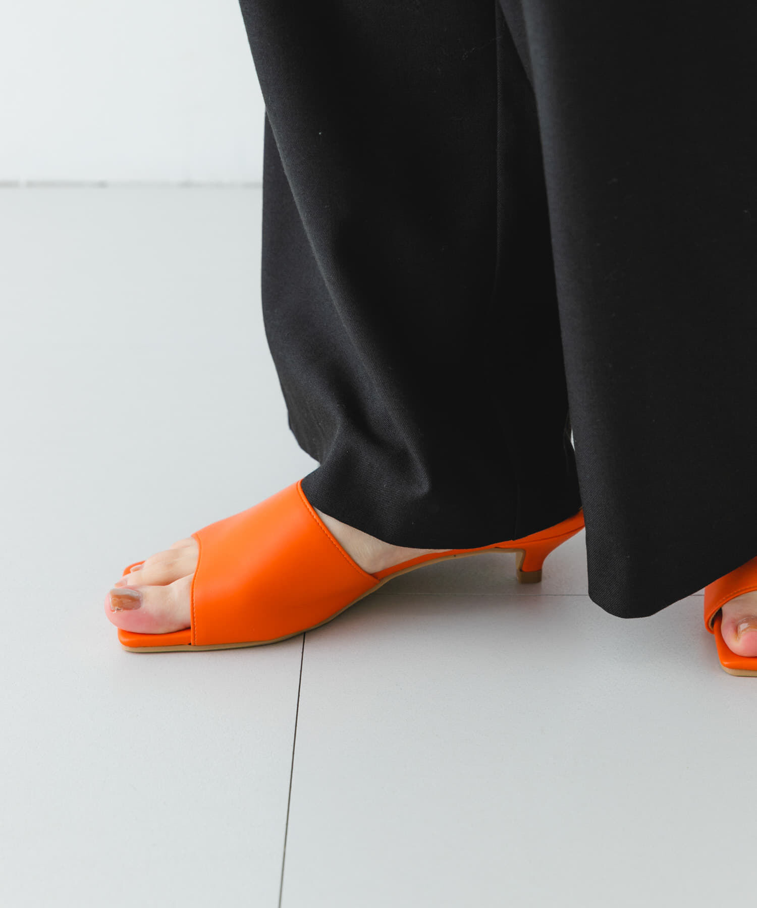 RODE SKO「『MADE IN JAPAN』スクエアミュール」|サンダル|