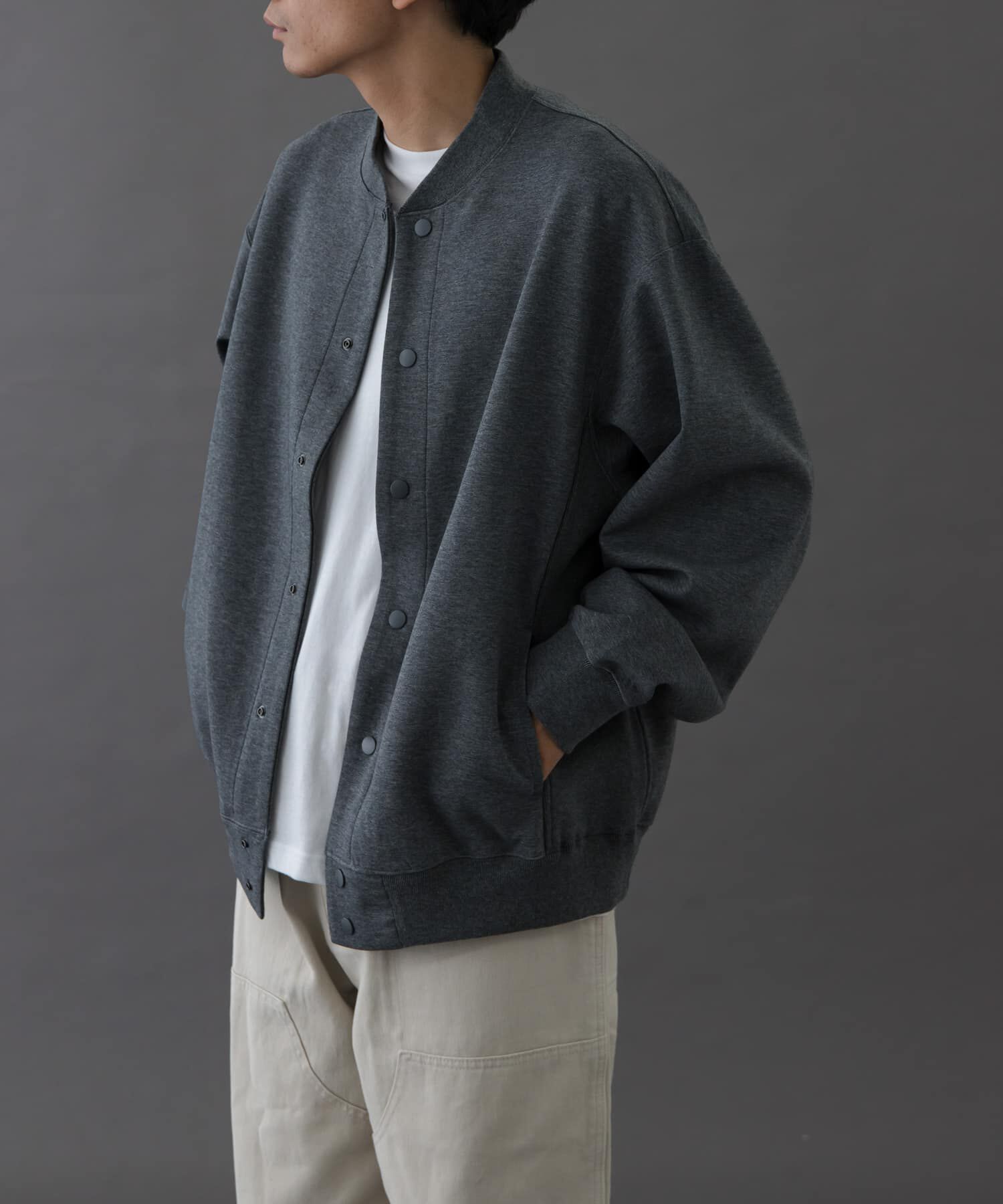 URBAN RESEARCH DOORS「FORK&SPOON　ダンボールスナップカーディガン」|カーディガン|