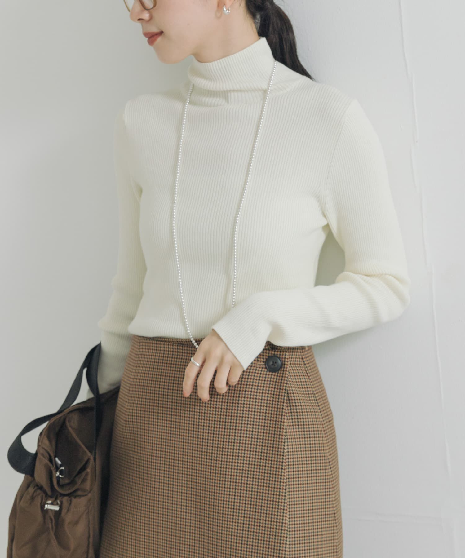 URBAN RESEARCH「『UR TECH』ハイネックリブニット」|ニット・セーター|