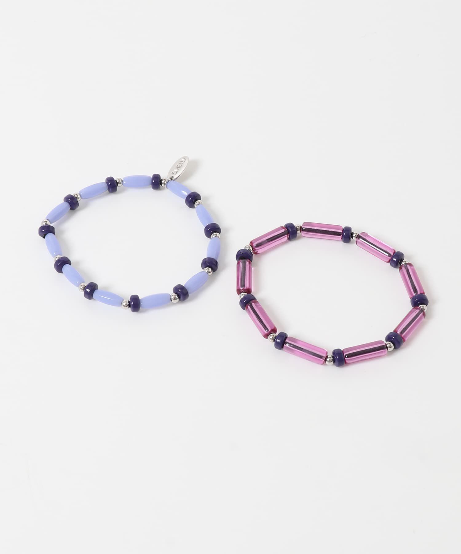 SMELLY「ミックスカラービーズ2セットブレスレット」|ブレスレット・バングル|