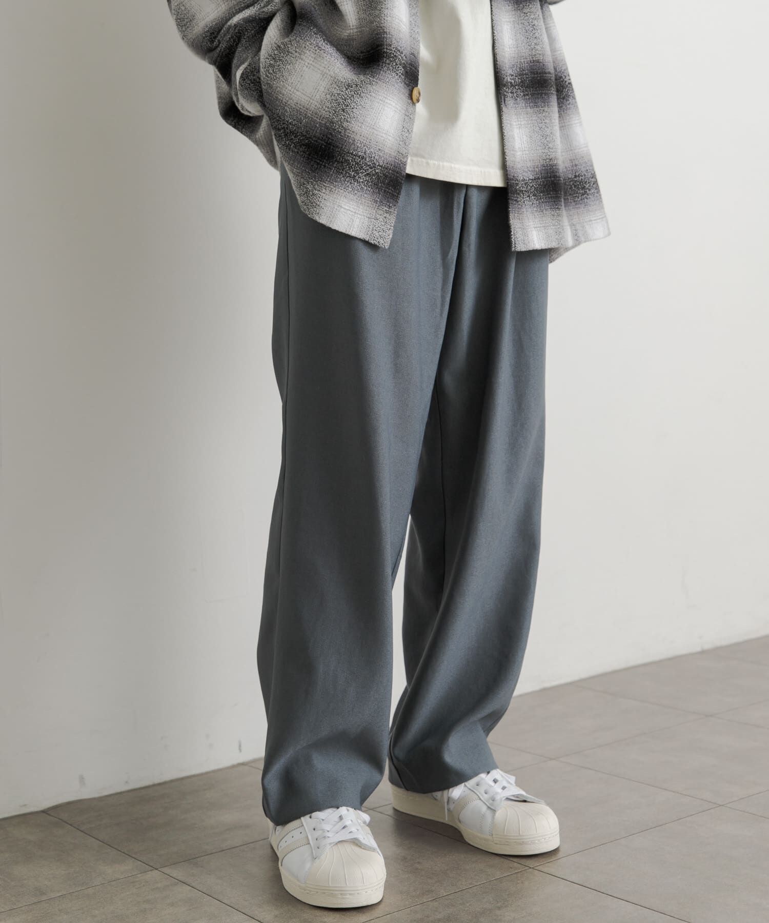 SENSE OF PLACE by URBAN RESEARCH「ウールライクダブルタックワイドパンツ」|その他|
