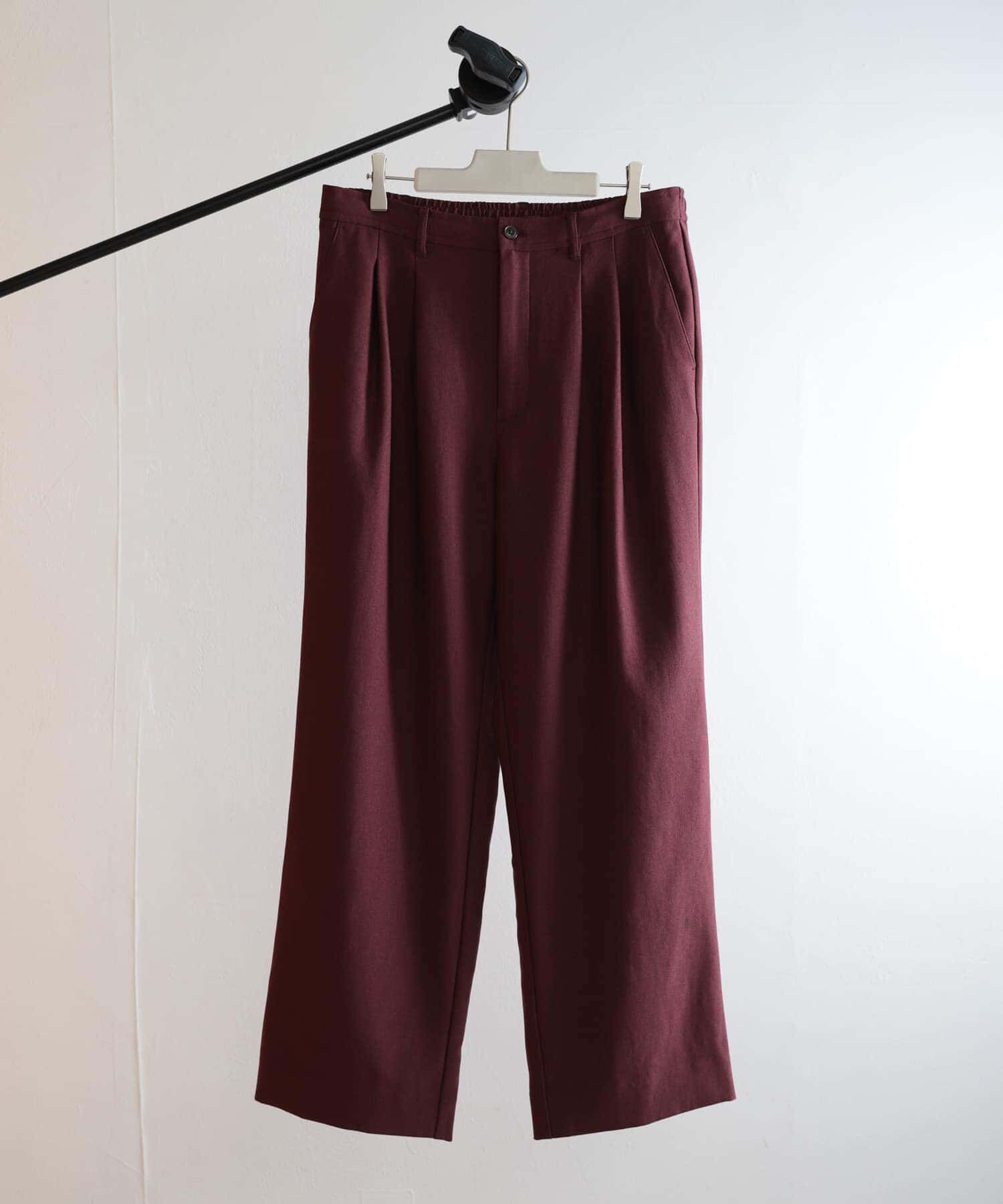 SENSE OF PLACE by URBAN RESEARCH「ウールライクダブルタックワイドパンツ」|その他|