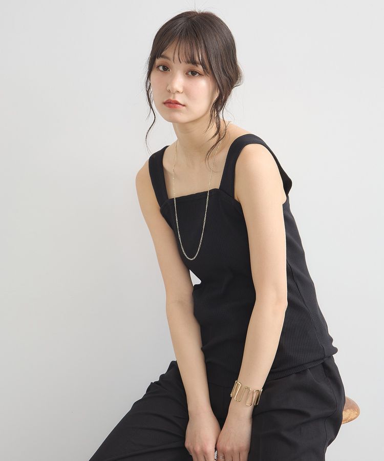 earth music&ecology「ワイドストラップキャミソール」|キャミソール|