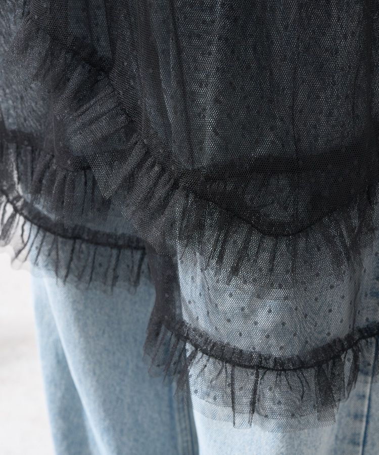 earth music&ecology「ドットチュールスカート」|スカート|