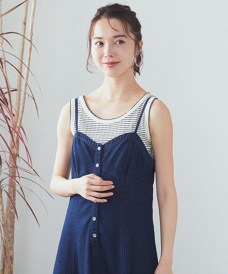 earth music&ecology「ピコトリミングタンクトップ」|キャミソール|