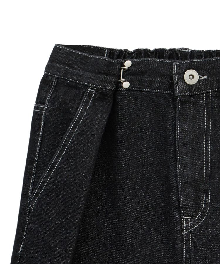 earth music&ecology「タックホックデニムパンツ」|デニム|