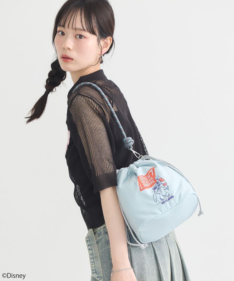 earth music&ecology「スティッチ/ロープコードパファーバッグ」|ショルダー・メッセンジャー|