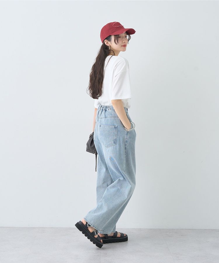 earth music&ecology「アソートプリントレギュラースリットTee」|Tシャツ・カットソー|