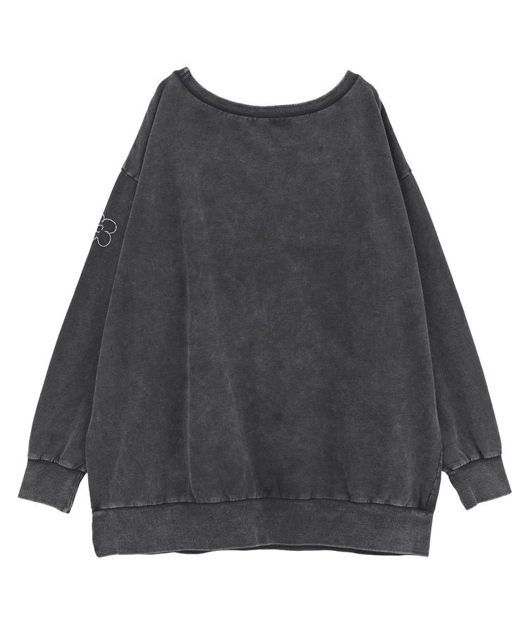 earth music&ecology「ランダム刺繍オフショルプルオーバー」|スウェット・ジャージ|